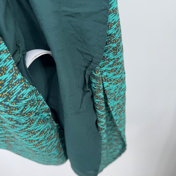 Prana Nari Midi Dress Green Blue Womens Size Large Sundress Halter Lightweight - Picture 11 of 12